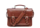 front view of bag in chestnut
