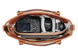 capri_leather_interior with camera gear in leather