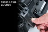 press and pull latches