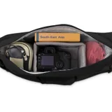 camera gear in main compartment