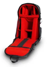 inside empty backpack