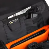 memory pocket and tablet compartment