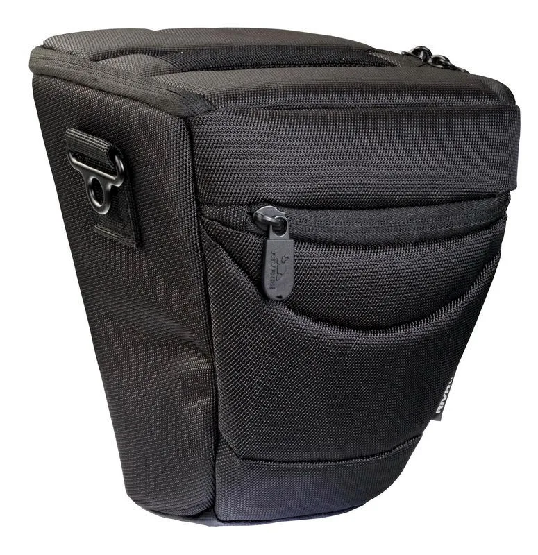 general side and front view of bag without shoulder strap