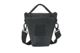 rear of bag and shoulder strap in black/grey