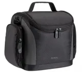 front of bag in black/grey