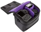 camera gear inside bag