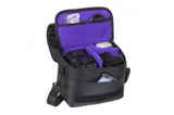 camera gear inside bag
