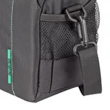 side pockets and shoulder strap fixing