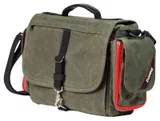 Domke Hearld RuggedWear in Military/black front and side of bag