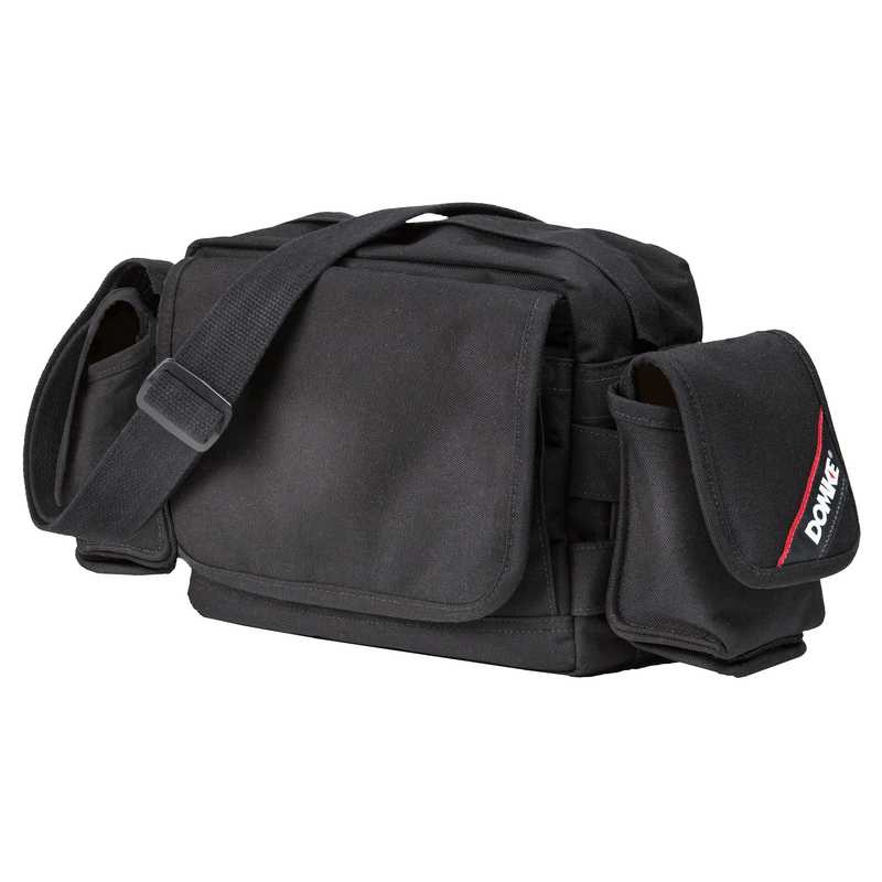front and side of bag in CORDURA BLACK