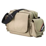 front and side of bag in CORDURA TAN