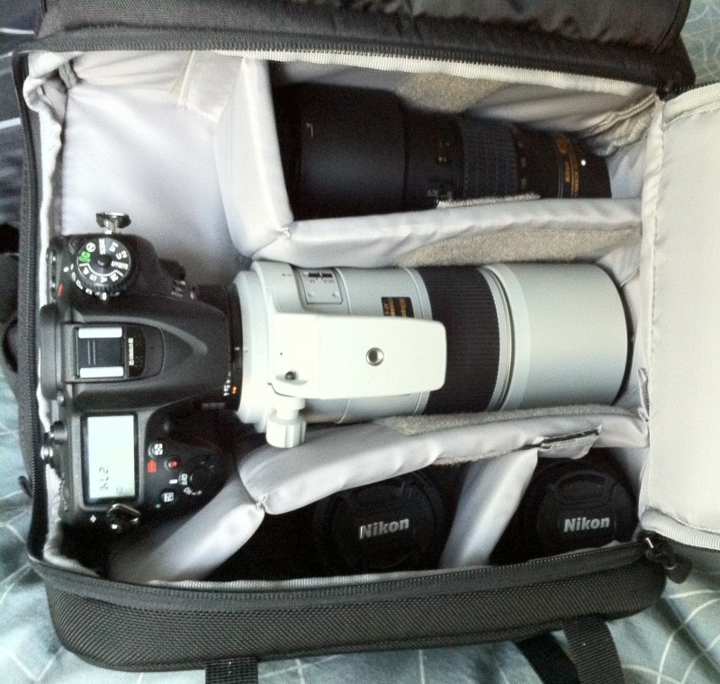 Lowepro FastPack 350, photograph by Braden