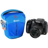 nest explorer 5 with dslr camera in blue