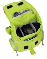 Nest Explorer 100S open with camera gear in green