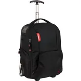 Nest Athena A90 rolling backpack front in black