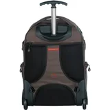 Nest Athena A90 rolling backpack rear in brown