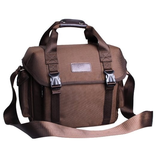 koolertron Waterproof Fashion Casual DSLR Camera Bag in  coffee