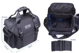 koolertron Waterproof Fashion Casual DSLR Camera Bag in Black dimensions
