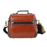Koolertron Brown Waterproof Vintage Fashionable PU Leather DSLR Camera Bag