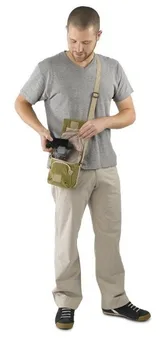 Carrying options include a shoulder strap or handle.