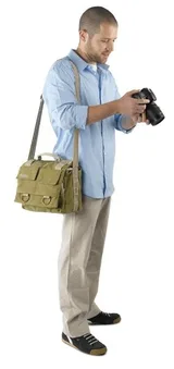 National Geographic NG2346 Earth Explorer Midi Messenger Shoulder Bag worn