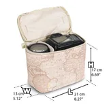 Removable padded insert internal size.