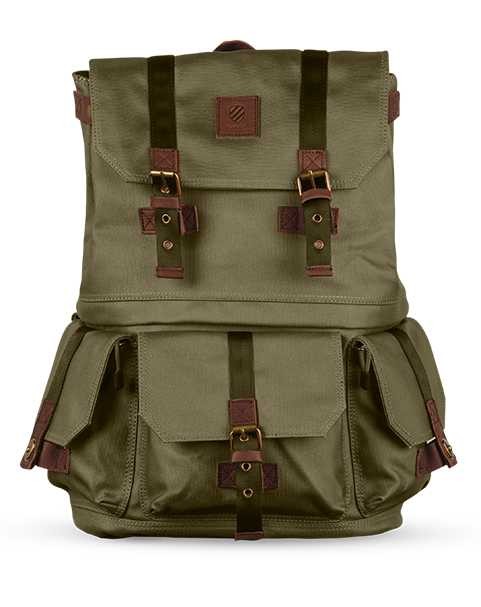 Langly Alpha Pro in olive front