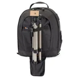 Lowepro Pro Runner 200 AW tripod attached