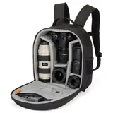 Lowepro Pro Runner 200 AW inside backpack showing camera gear