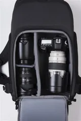 Trifecta 10 DSLR Backpack gear inside