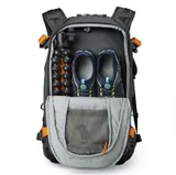 Lowepro Whistler BP 350 AW front pocket open
