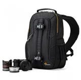 Lowepro Slingshot Edge 150 AW with camera equipment along side