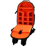 nest hiker 80 backpack open in black