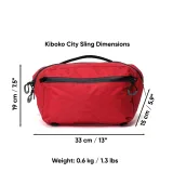 Gura Gear Kiboko City Sling 6L with Photo Insert, manufacturer photograph 2