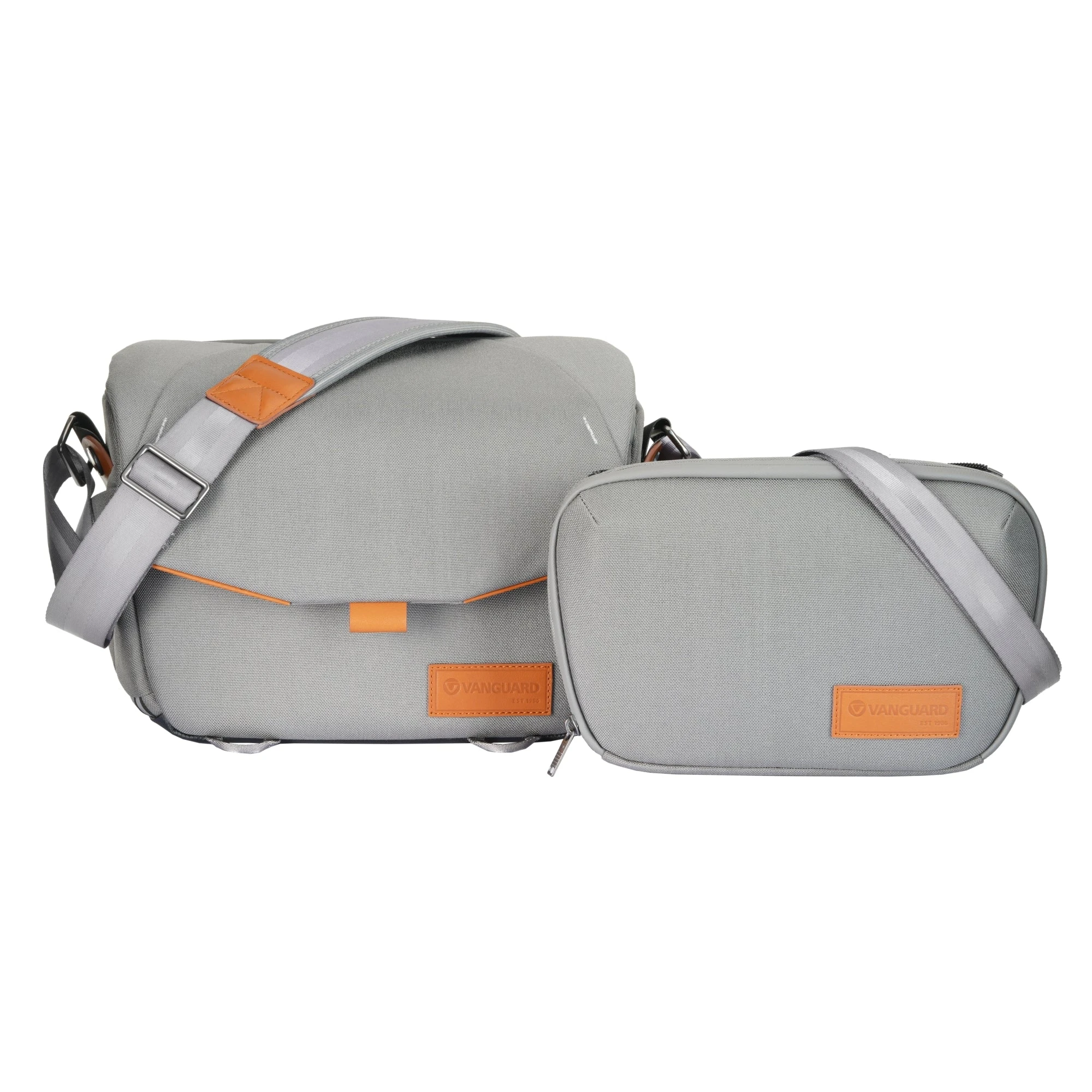 Vanguard VEO CITY S36 GY Camera Shoulder Bag w/ Pouch (Gray), manufacturer photograph 1