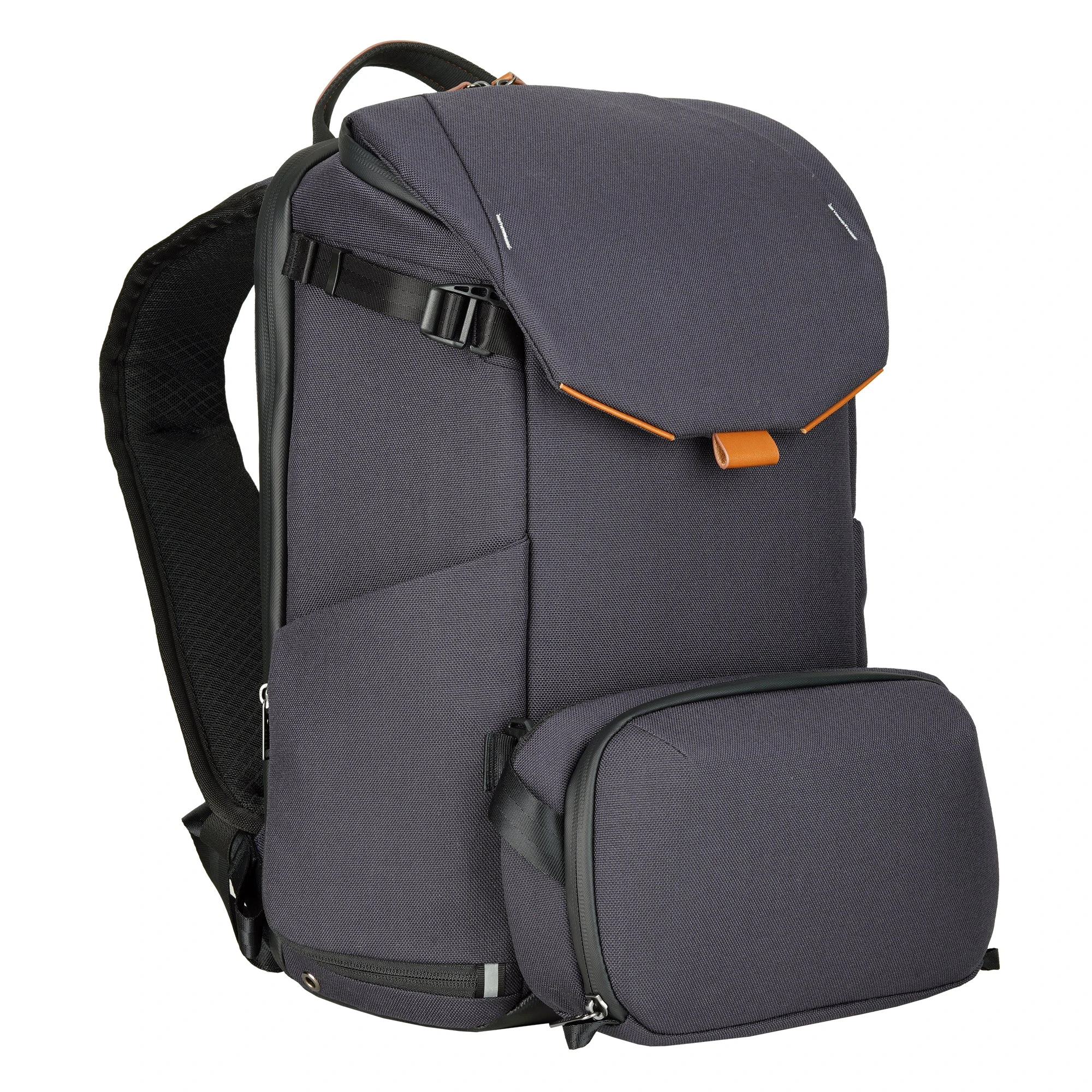 Vanguard VEO CITY B46 Large Camera Backpack w/ Pouch (Navy Blue), manufacturer photograph 1