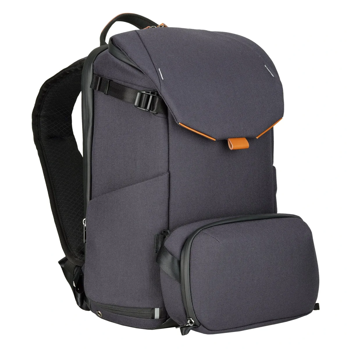 Vanguard VEO CITY B46 Large Camera Backpack w/ Pouch (Navy Blue), manufacturer photograph 1