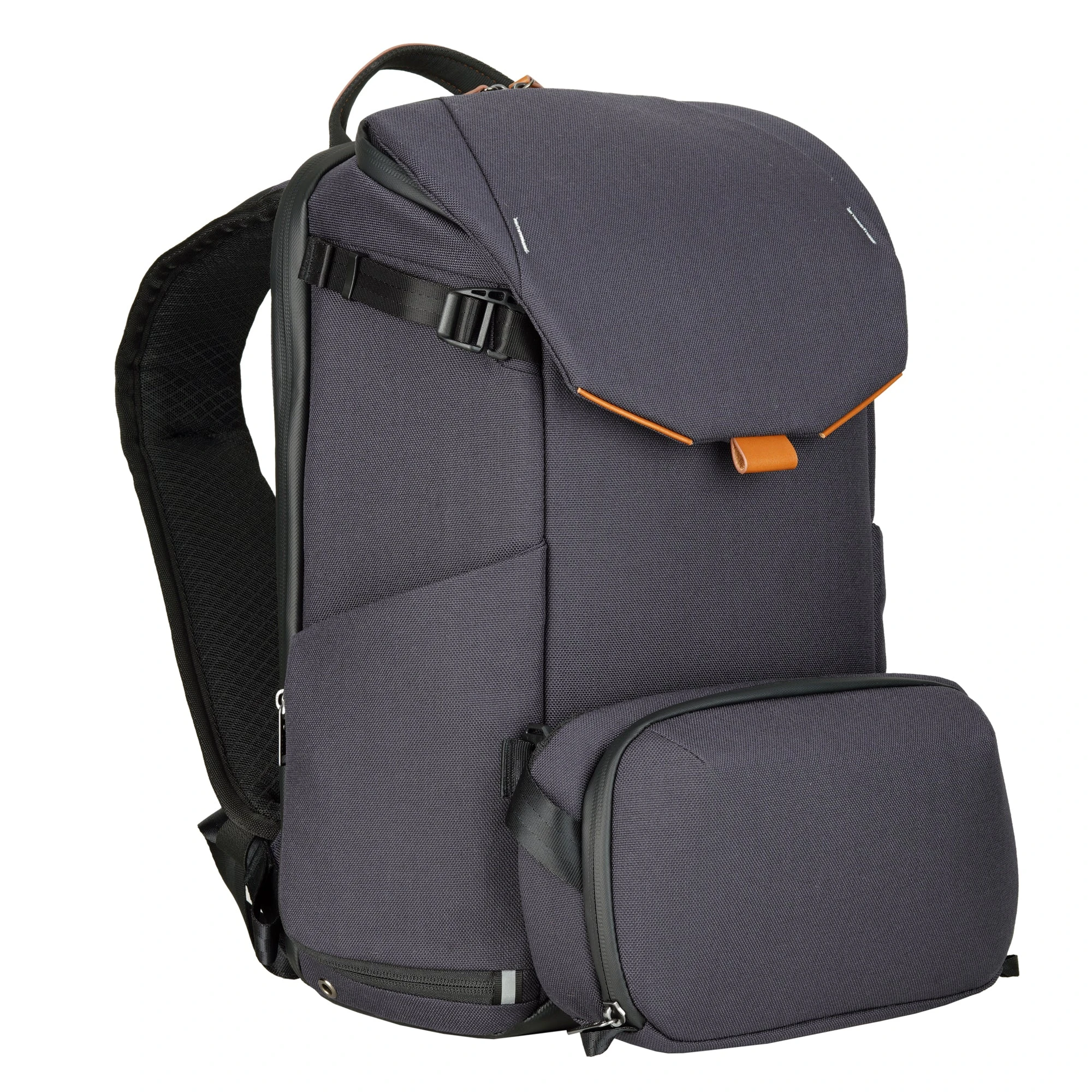 Vanguard VEO CITY B42 Medium Camera Backpack w/ Pouch (Navy Blue), manufacturer photograph 1