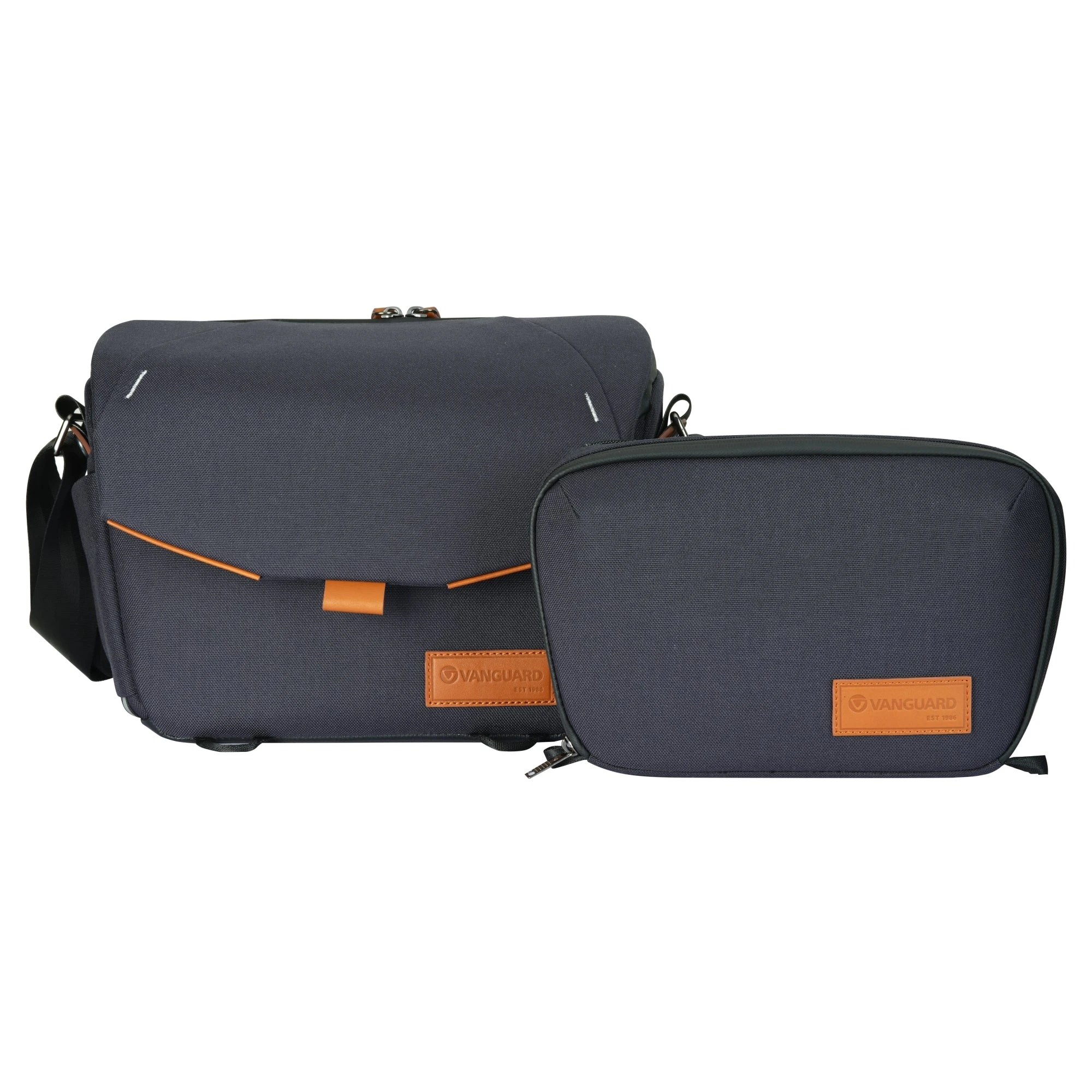 Vanguard VEO CITY S30 Camera Shoulder Bag w/ Pouch (Navy Blue), manufacturer photograph 1