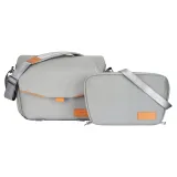 Vanguard VEO CITY S30 Camera Shoulder Bag w/ Pouch (Gray), manufacturer photograph 1