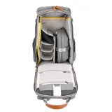 Vanguard VEO CITY B37 Small Camera Backpack w/ Pouch (Gray), manufacturer photograph 3