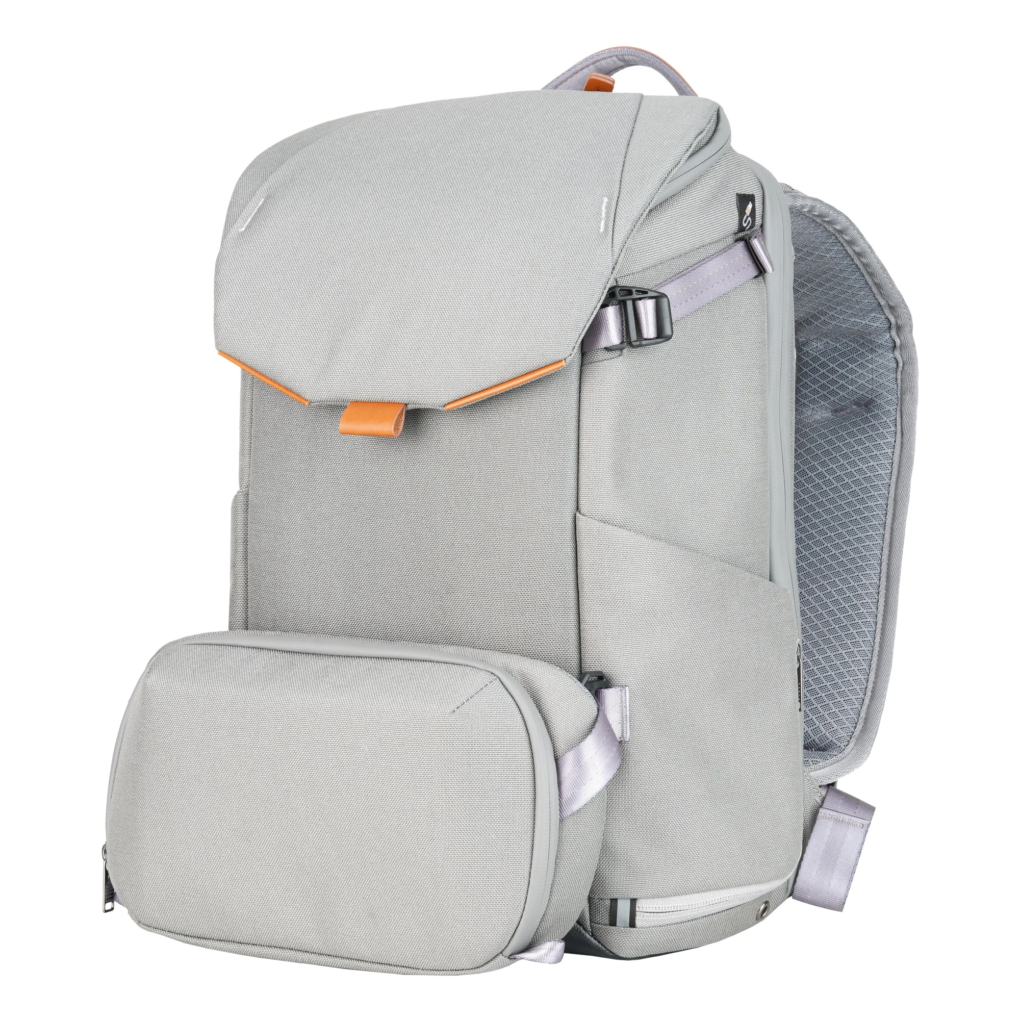 Vanguard VEO CITY B42 Medium Camera Backpack w/ Pouch (Gray), manufacturer photograph 1