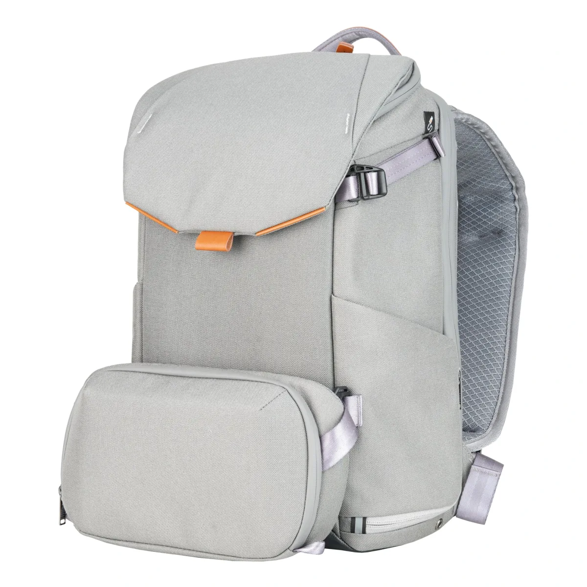 Vanguard VEO CITY B42 Medium Camera Backpack w/ Pouch (Gray), manufacturer photograph 1
