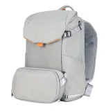 Vanguard VEO CITY B46 Large Camera Backpack w/ Pouch (Gray), manufacturer photograph 2