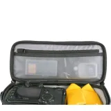 Vanguard VEO BIB T25 Bag-in-Bag Insert or Standalone Camera Case (Black/Yellow), manufacturer photograph 3