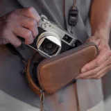 Wotancraft Full Leather Portable Camera Pouch M, manufacturer photograph 5