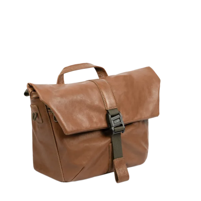 Wotancraft Pilot Leather Travel Camera Bag 7L Upgraded