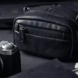 Wotancraft Full Leather Portable Camera Pouch ML, manufacturer photograph 3