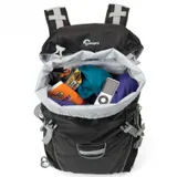 Top compartment filled with items