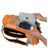 camera gear in side compartment